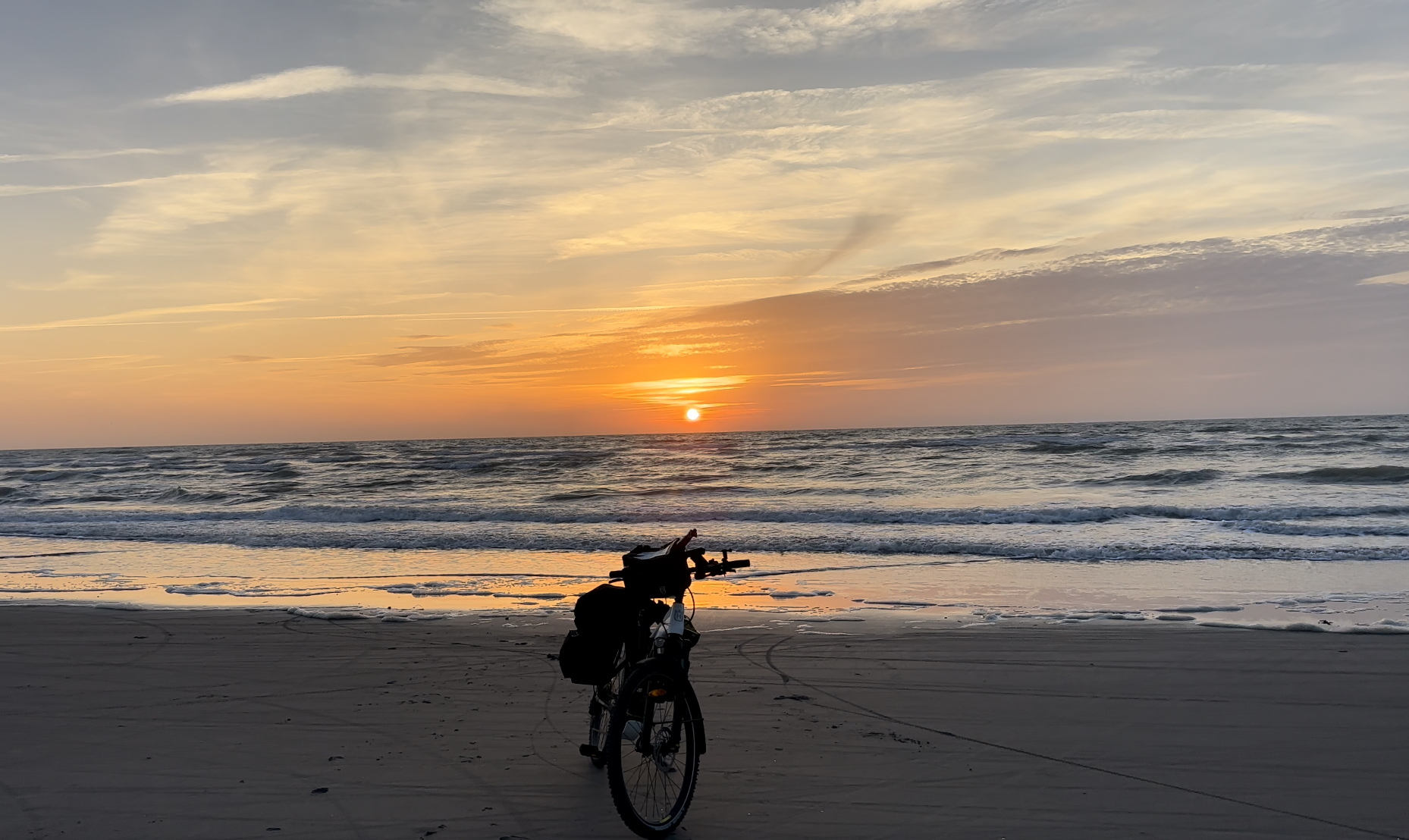 Couché de soleil sur Quend Plage